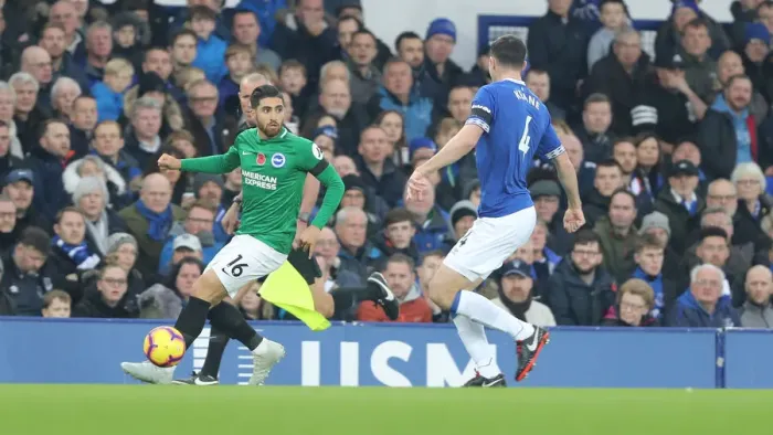 Framed Print : Premier League: Everton vs. Brighton & Hove Albion Clash at Goodison Park (3 Nov 2018)