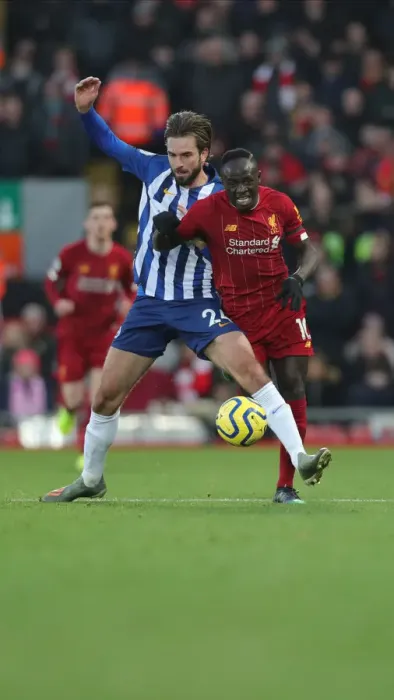 Framed Print : Premier League: Liverpool vs. Brighton and Hove Albion Showdown at Anfield (30NOV19)