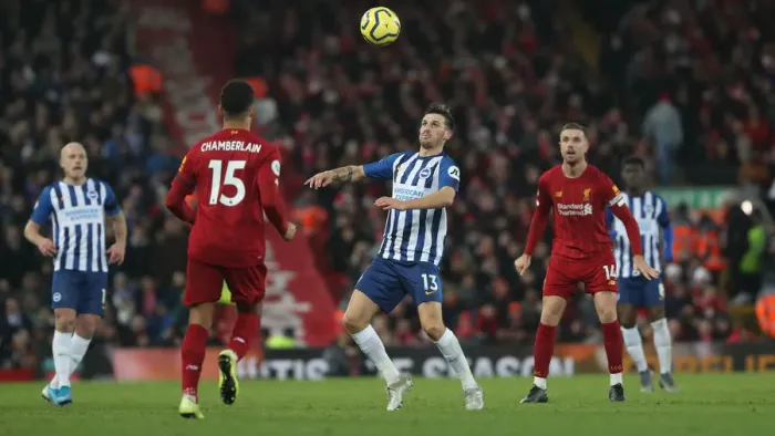 Framed Print : Premier League: Liverpool vs. Brighton and Hove Albion Showdown at Anfield (30NOV19) Framed Print : Premier League: Liverpool vs. Brighton and Hove Albion Showdown at Anfield (30NOV19)