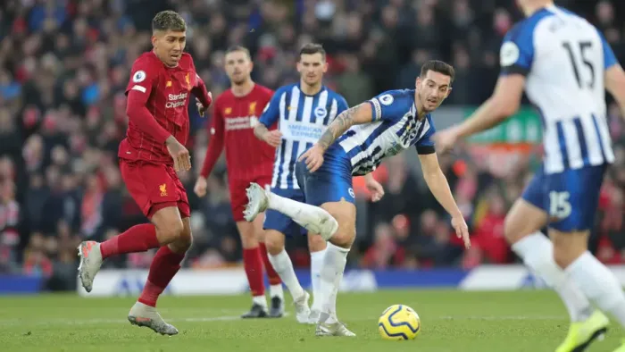 Framed Print : Premier League: Liverpool vs. Brighton and Hove Albion Showdown at Anfield (30NOV19)