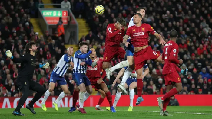 Framed Print : Premier League: Liverpool vs. Brighton and Hove Albion Showdown at Anfield (30NOV19) Framed Print : Premier League: Liverpool vs. Brighton and Hove Albion Showdown at Anfield (30NOV19)