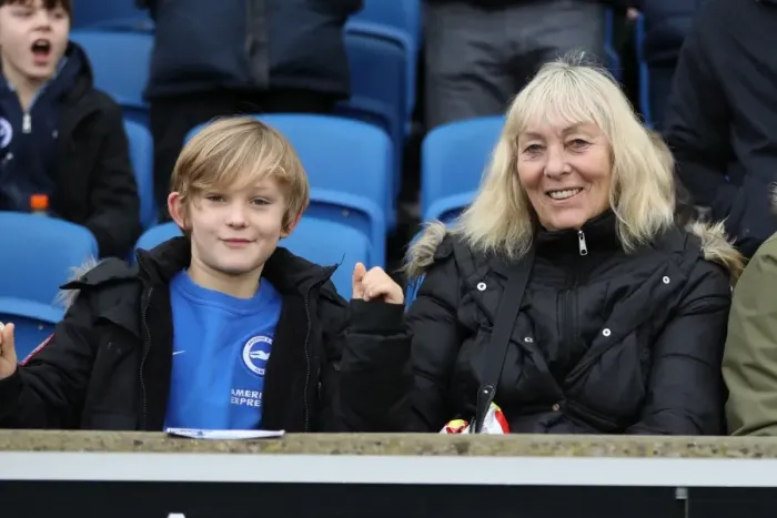 Framed Print : Premier League Showdown: Brighton & Hove Albion vs Bournemouth (01JAN18) - American Express Community Stadium