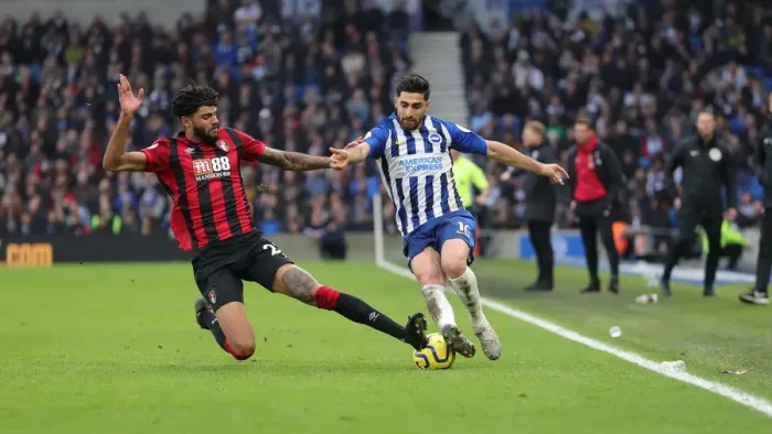 Framed Print : Premier League Showdown: Brighton & Hove Albion vs Bournemouth at American Express Community Stadium (28DEC19)