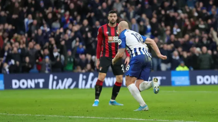 Framed Print : Premier League Showdown: Brighton & Hove Albion vs Bournemouth at American Express Community Stadium (28DEC19)