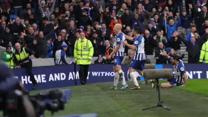 Framed Print : Premier League Showdown: Brighton & Hove Albion vs Bournemouth at American Express Community Stadium (28DEC19)
