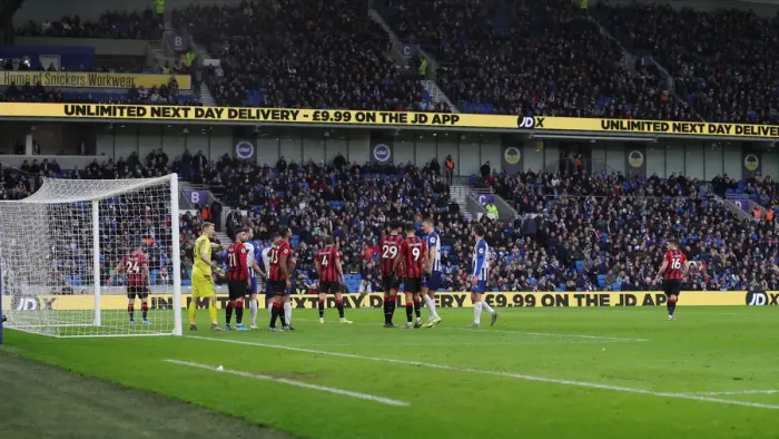 Framed Print : Premier League Showdown: Brighton & Hove Albion vs Bournemouth at American Express Community Stadium (28DEC19) Framed Print : Premier League Showdown: Brighton & Hove Albion vs Bournemouth at American Express Community Stadium (28DEC19)