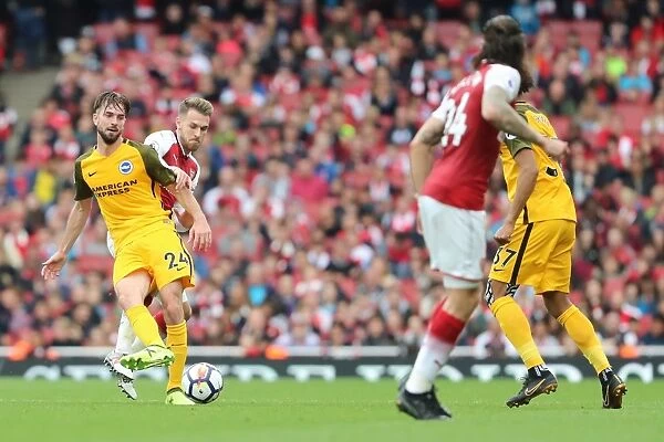 Premier League Showdown: Arsenal vs. Brighton and Hove Albion at Emirates Stadium (1st October 2017)