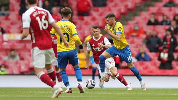 Premier League Showdown: Arsenal vs. Brighton & Hove Albion (23MAY21) - Intense Match Action