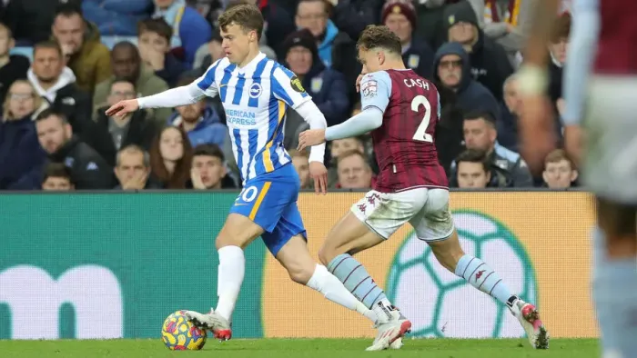 Framed Print : Premier League Showdown: Aston Villa vs. Brighton & Hove Albion at Villa Park - 20NOV21