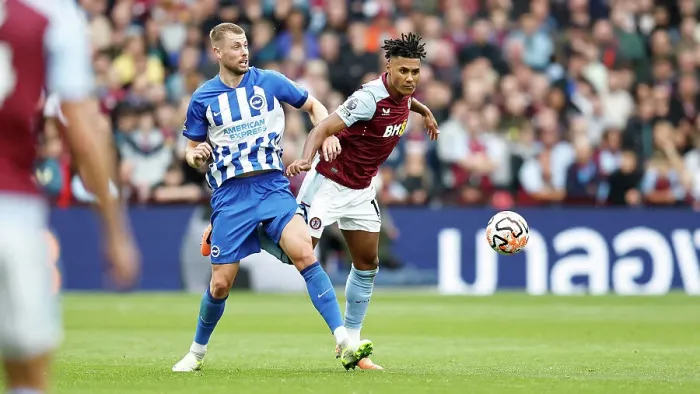 Framed Print : Premier League Showdown: Aston Villa vs. Brighton & Hove Albion (30SEP23) - Thrilling Match Action Framed Print : Premier League Showdown: Aston Villa vs. Brighton & Hove Albion (30SEP23) - Thrilling Match Action