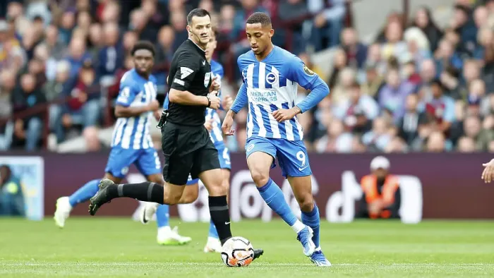 Framed Print : Premier League Showdown: Aston Villa vs. Brighton & Hove Albion (30SEP23) - Thrilling Match Action Framed Print : Premier League Showdown: Aston Villa vs. Brighton & Hove Albion (30SEP23) - Thrilling Match Action