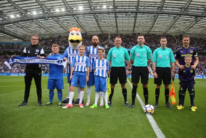 Framed Print : Premier League Showdown: Brighton & Hove Albion vs. Everton (October 15, 2017) - American Express Community Stadium