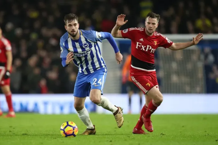 Framed Print : Premier League Showdown: Brighton & Hove Albion vs. Watford at American Express Community Stadium (23DEC17) Framed Print : Premier League Showdown: Brighton & Hove Albion vs. Watford at American Express Community Stadium (23DEC17)