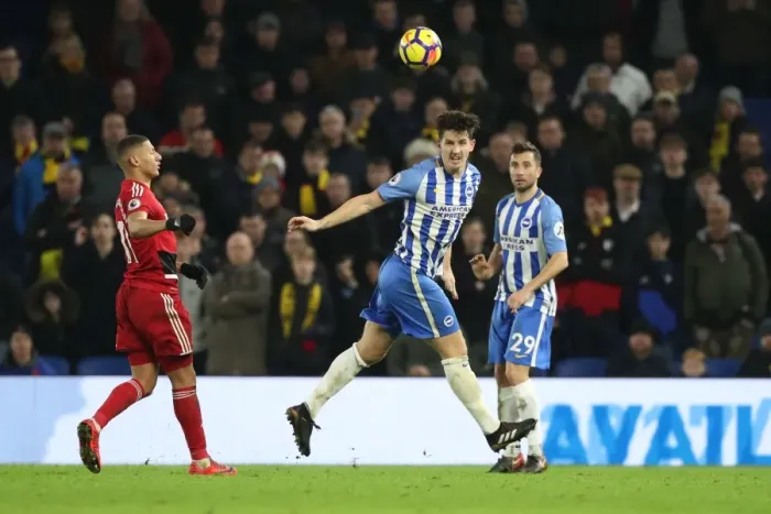 Framed Print : Premier League Showdown: Brighton & Hove Albion vs. Watford at American Express Community Stadium (23DEC17)