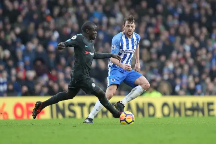 Framed Print : Premier League Showdown: Brighton & Hove Albion vs. Chelsea (20th January 2018) - American Express Community Stadium Framed Print : Premier League Showdown: Brighton & Hove Albion vs. Chelsea (20th January 2018) - American Express Community Stadium
