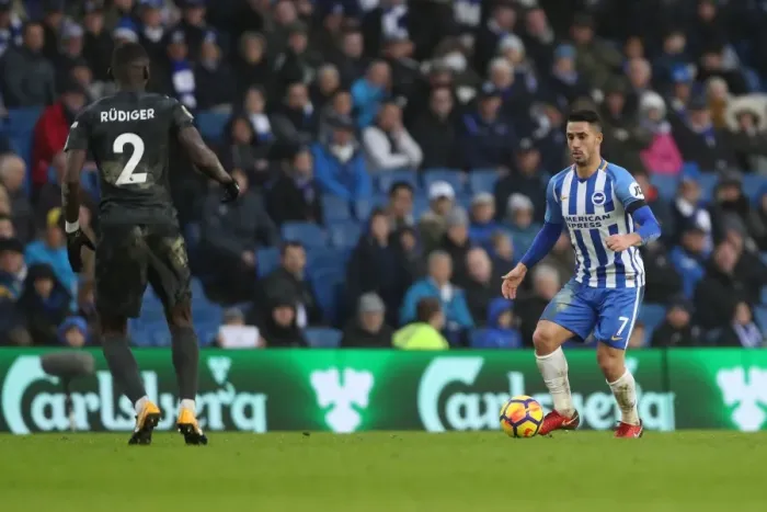 Framed Print : Premier League Showdown: Brighton and Hove Albion vs. Chelsea (20Jan18) - American Express Community Stadium Framed Print : Premier League Showdown: Brighton and Hove Albion vs. Chelsea (20Jan18) - American Express Community Stadium