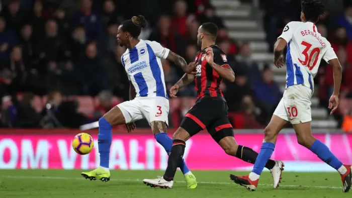 Framed Print : Premier League Showdown: Brighton and Hove Albion vs. AFC Bournemouth (22DEC18) Framed Print : Premier League Showdown: Brighton and Hove Albion vs. AFC Bournemouth (22DEC18)