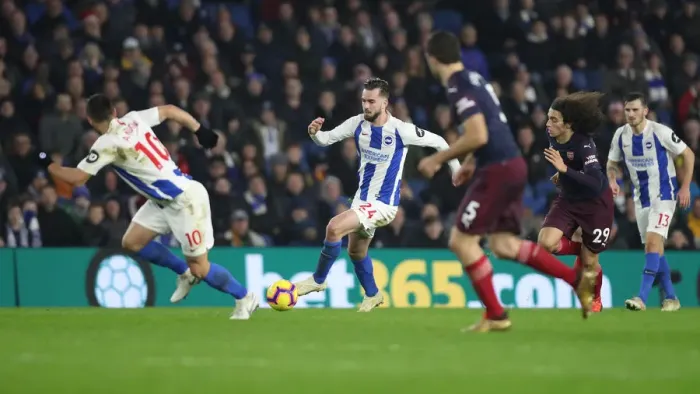 Framed Print : Premier League Showdown: Brighton & Hove Albion vs. Arsenal at American Express Community Stadium (26DEC18) Framed Print : Premier League Showdown: Brighton & Hove Albion vs. Arsenal at American Express Community Stadium (26DEC18)