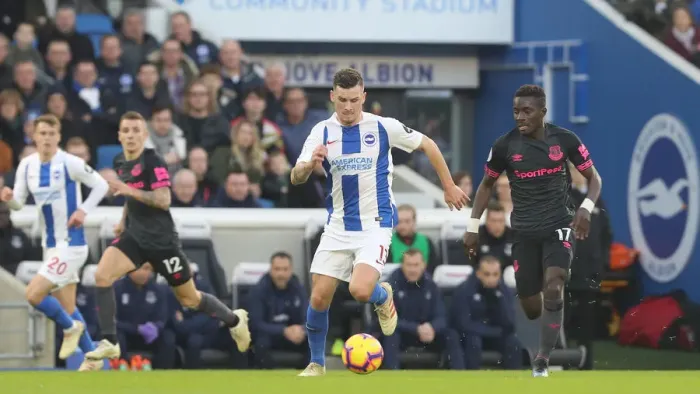 Framed Print : Premier League Showdown: Brighton & Hove Albion vs. Everton at American Express Community Stadium (29DEC18) Framed Print : Premier League Showdown: Brighton & Hove Albion vs. Everton at American Express Community Stadium (29DEC18)