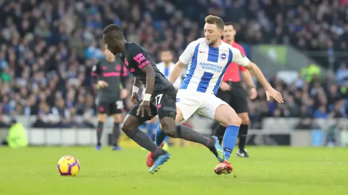Framed Print : Premier League Showdown: Brighton & Hove Albion vs. Everton at American Express Community Stadium (29DEC18) Framed Print : Premier League Showdown: Brighton & Hove Albion vs. Everton at American Express Community Stadium (29DEC18)
