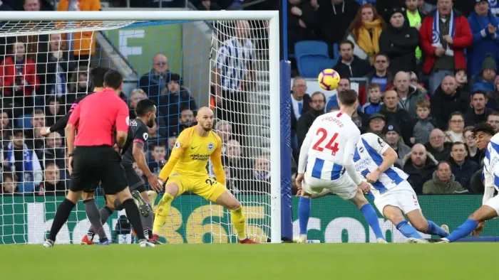 Framed Print : Premier League Showdown: Brighton & Hove Albion vs. Everton at American Express Community Stadium (29DEC18) Framed Print : Premier League Showdown: Brighton & Hove Albion vs. Everton at American Express Community Stadium (29DEC18)
