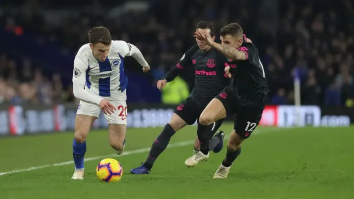 Framed Print : Premier League Showdown: Brighton & Hove Albion vs. Everton at American Express Community Stadium (29DEC18) Framed Print : Premier League Showdown: Brighton & Hove Albion vs. Everton at American Express Community Stadium (29DEC18)