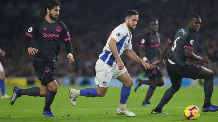 Framed Print : Premier League Showdown: Brighton & Hove Albion vs. Everton at American Express Community Stadium (29DEC18) Framed Print : Premier League Showdown: Brighton & Hove Albion vs. Everton at American Express Community Stadium (29DEC18)
