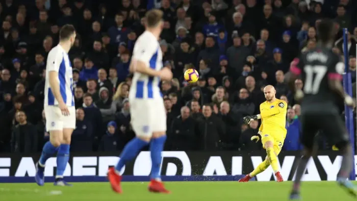 Framed Print : Premier League Showdown: Brighton & Hove Albion vs. Everton at American Express Community Stadium (29DEC18) Framed Print : Premier League Showdown: Brighton & Hove Albion vs. Everton at American Express Community Stadium (29DEC18)