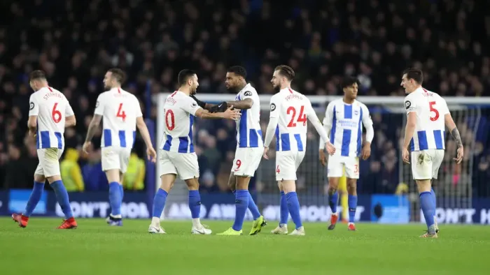 Framed Print : Premier League Showdown: Brighton & Hove Albion vs. Everton at American Express Community Stadium (29DEC18) Framed Print : Premier League Showdown: Brighton & Hove Albion vs. Everton at American Express Community Stadium (29DEC18)