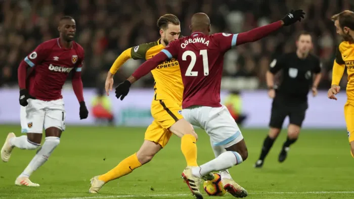 Framed Print : Premier League Showdown: Brighton and Hove Albion vs. West Ham United at The London Stadium (02JAN19) Framed Print : Premier League Showdown: Brighton and Hove Albion vs. West Ham United at The London Stadium (02JAN19)