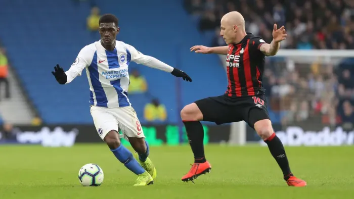 Framed Print : Premier League Showdown: Brighton & Hove Albion vs. Huddersfield Town (02MAR19) - American Express Community Stadium Framed Print : Premier League Showdown: Brighton & Hove Albion vs. Huddersfield Town (02MAR19) - American Express Community Stadium