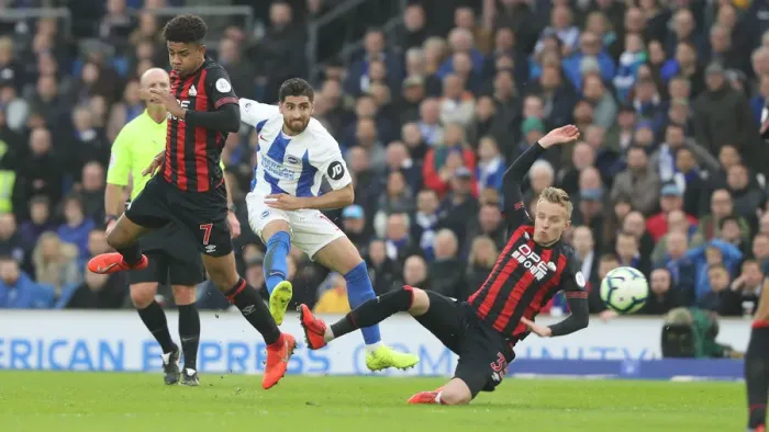 Framed Print : Premier League Showdown: Brighton & Hove Albion vs. Huddersfield Town (02MAR19) - American Express Community Stadium