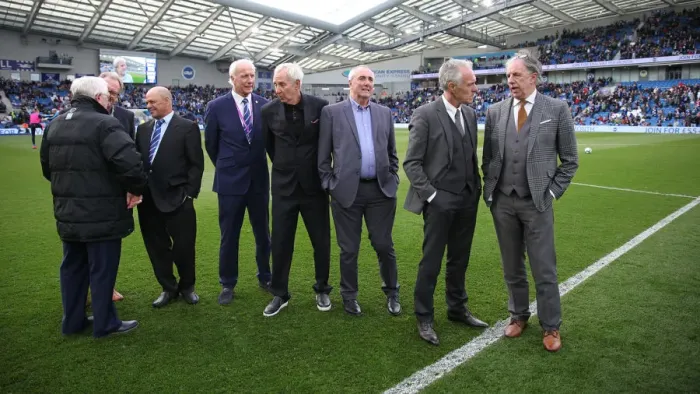 Framed Print : Premier League Showdown: Brighton & Hove Albion vs. Newcastle United (27APR19) - American Express Community Stadium Framed Print : Premier League Showdown: Brighton & Hove Albion vs. Newcastle United (27APR19) - American Express Community Stadium