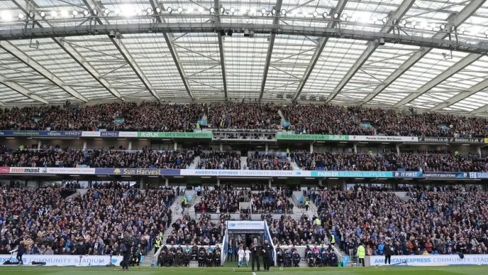 Framed Print : Premier League Showdown: Brighton & Hove Albion vs. Newcastle United (27APR19) - American Express Community Stadium Framed Print : Premier League Showdown: Brighton & Hove Albion vs. Newcastle United (27APR19) - American Express Community Stadium