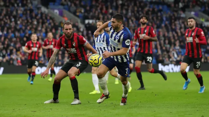 Framed Print : Premier League Showdown: Brighton & Hove Albion vs. Bournemouth at American Express Community Stadium (28DEC19)