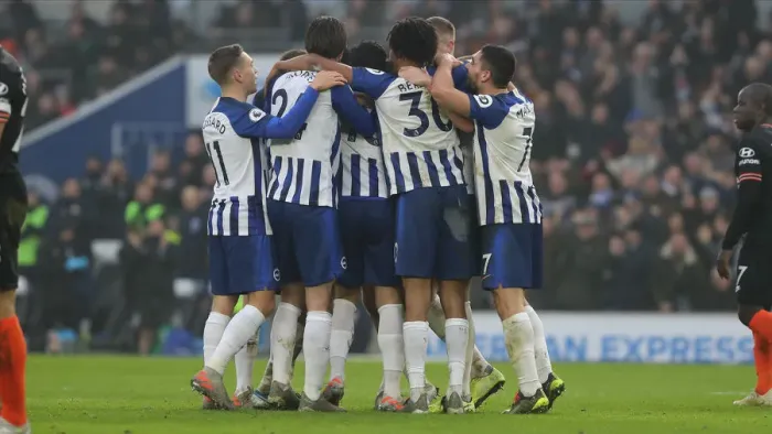 Framed Print : Premier League Showdown: Brighton & Hove Albion vs. Chelsea (01JAN20) - American Express Community Stadium Framed Print : Premier League Showdown: Brighton & Hove Albion vs. Chelsea (01JAN20) - American Express Community Stadium
