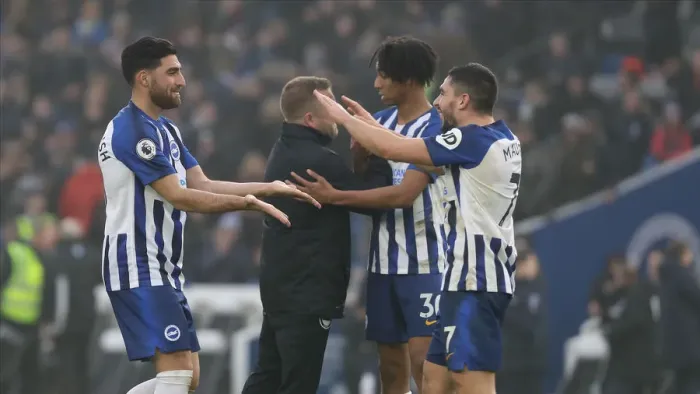 Framed Print : Premier League Showdown: Brighton & Hove Albion vs. Chelsea (01JAN20) - American Express Community Stadium