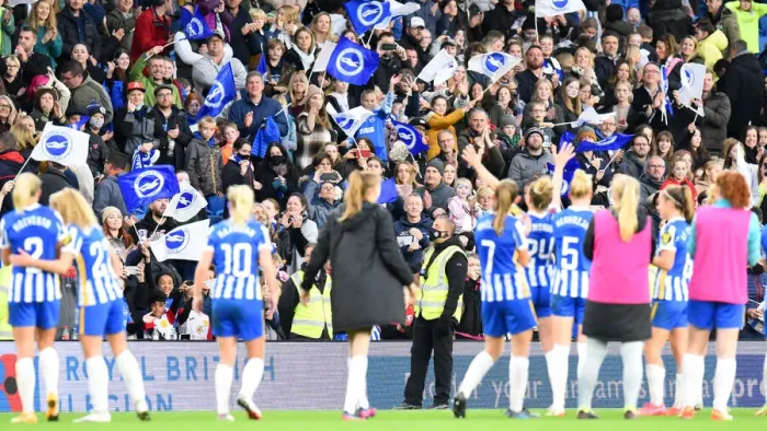 Framed Print : Premier League Showdown: Brighton & Hove Albion Women vs. Leicester City Women (14th November 2021) Framed Print : Premier League Showdown: Brighton & Hove Albion Women vs. Leicester City Women (14th November 2021)