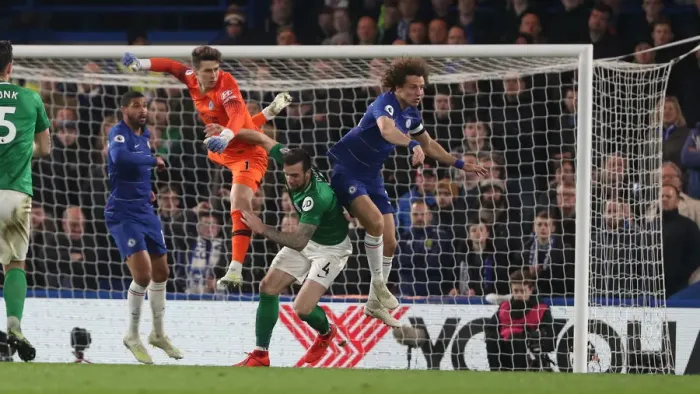 Framed Print : Premier League Showdown: Chelsea vs. Brighton and Hove Albion at Stamford Bridge (03APR19) Framed Print : Premier League Showdown: Chelsea vs. Brighton and Hove Albion at Stamford Bridge (03APR19)