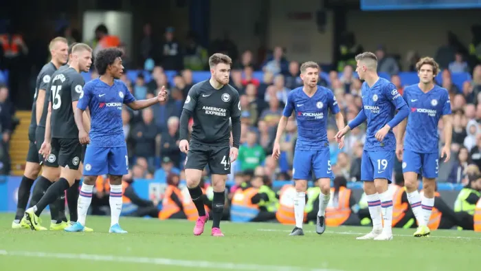 Framed Print : Premier League Showdown: Chelsea vs. Brighton and Hove Albion at Stamford Bridge (28SEP19)