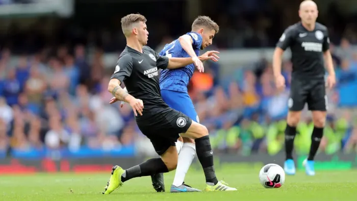 Framed Print : Premier League Showdown: Chelsea vs. Brighton and Hove Albion at Stamford Bridge (28SEP19)