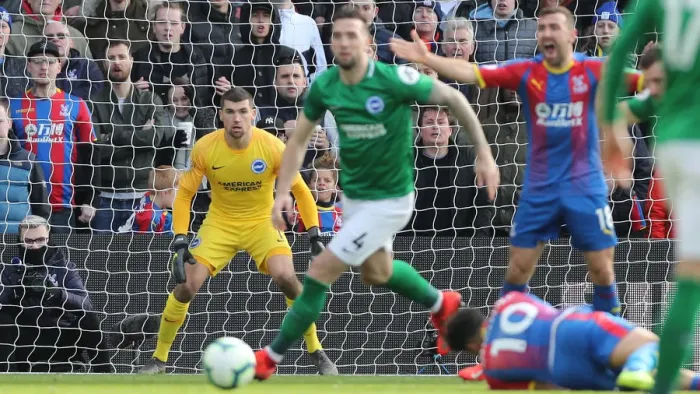 Framed Print : Premier League Showdown: Crystal Palace vs. Brighton and Hove Albion at Selhurst Park (9th March 2019) Framed Print : Premier League Showdown: Crystal Palace vs. Brighton and Hove Albion at Selhurst Park (9th March 2019)