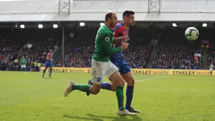 Framed Print : Premier League Showdown: Crystal Palace vs. Brighton and Hove Albion at Selhurst Park (9th March 2019)
