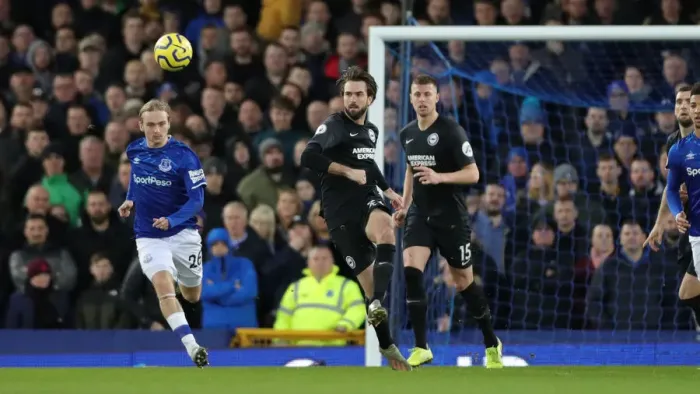 Framed Print : Premier League Showdown: Everton vs. Brighton & Hove Albion at Goodison Park (11Jan20) Framed Print : Premier League Showdown: Everton vs. Brighton & Hove Albion at Goodison Park (11Jan20)
