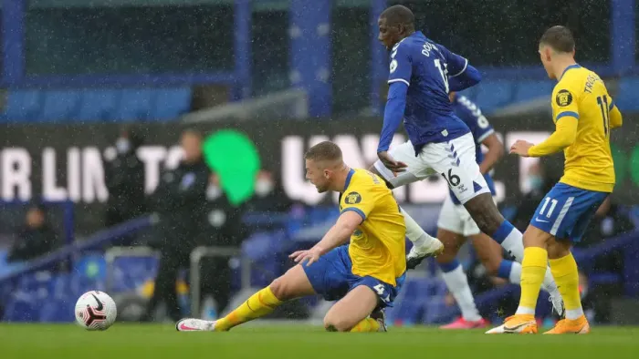Framed Print : Premier League Showdown: Everton vs. Brighton & Hove Albion at Goodison Park (3 October 2020) Framed Print : Premier League Showdown: Everton vs. Brighton & Hove Albion at Goodison Park (3 October 2020)