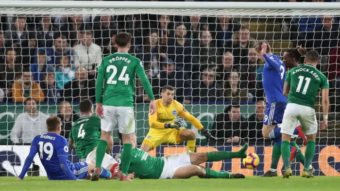 Framed Print : Premier League Showdown: Leicester City vs. Brighton & Hove Albion at The King Power Stadium - 26th February 2019 Framed Print : Premier League Showdown: Leicester City vs. Brighton & Hove Albion at The King Power Stadium - 26th February 2019