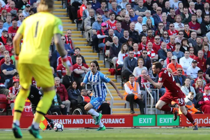 Framed Print : Premier League Showdown: Liverpool vs. Brighton & Hove Albion at Anfield (13MAY18) Framed Print : Premier League Showdown: Liverpool vs. Brighton & Hove Albion at Anfield (13MAY18)