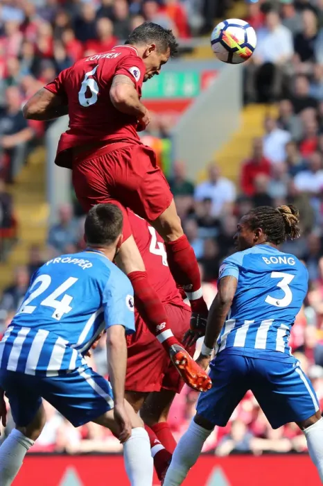 Framed Print : Premier League Showdown: Liverpool vs. Brighton & Hove Albion at Anfield (13May18) Framed Print : Premier League Showdown: Liverpool vs. Brighton & Hove Albion at Anfield (13May18)