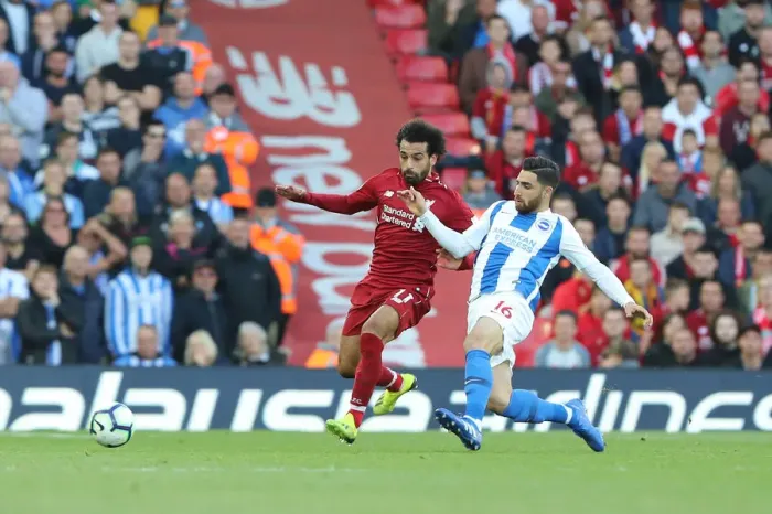 Framed Print : Premier League Showdown: Liverpool vs. Brighton and Hove Albion at Anfield (25AUG18) Framed Print : Premier League Showdown: Liverpool vs. Brighton and Hove Albion at Anfield (25AUG18)