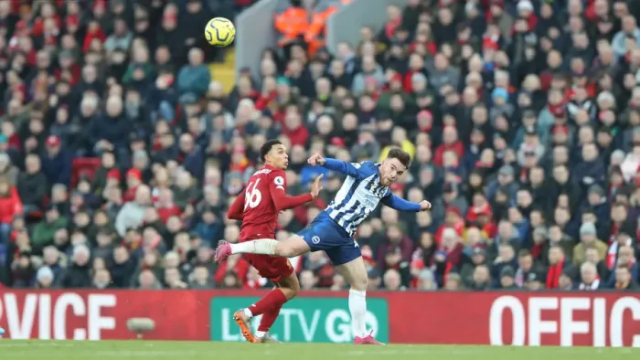 Framed Print : Premier League Showdown: Liverpool vs. Brighton and Hove Albion at Anfield (30NOV19) Framed Print : Premier League Showdown: Liverpool vs. Brighton and Hove Albion at Anfield (30NOV19)